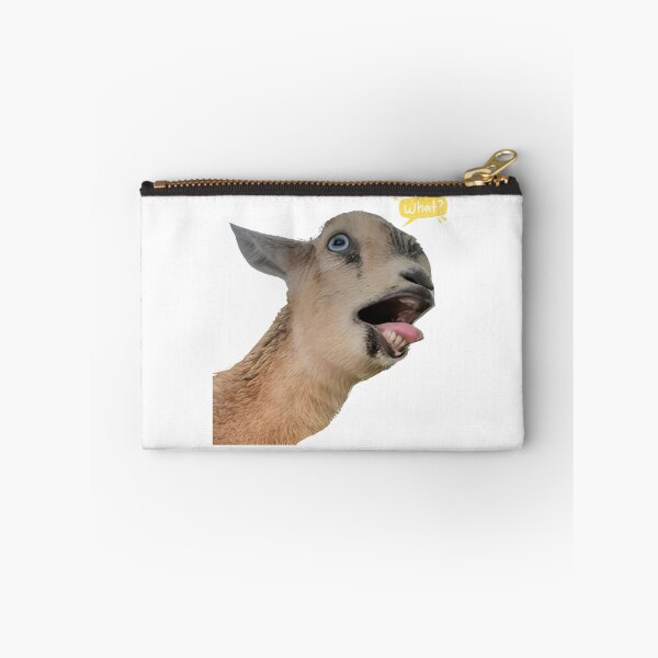 Item preview, Funny Goat Reaction Meme Face designed and sold by DariaOltes.