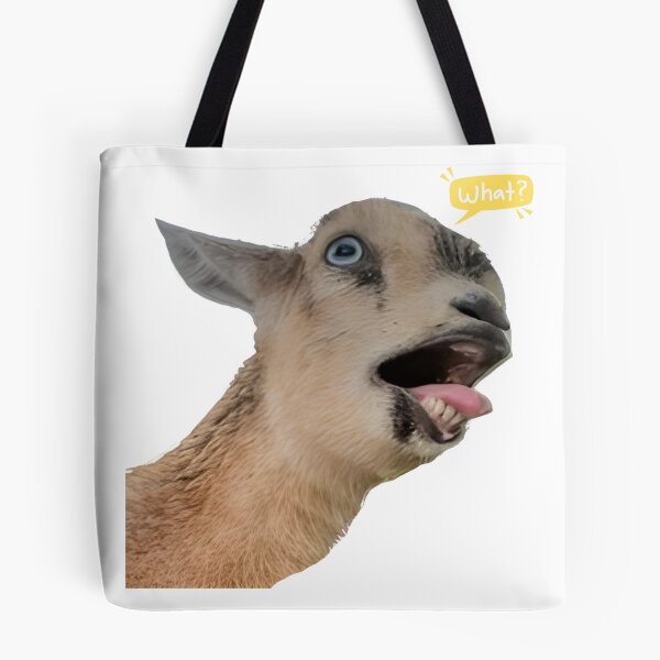 Item preview, Funny Goat Reaction Meme Face designed and sold by DariaOltes.