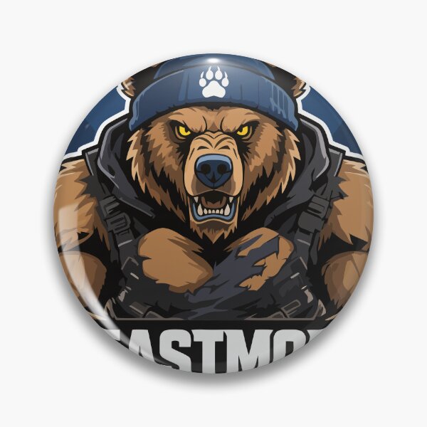 Item preview, Beastmode Bear Emblem designed and sold by xmoudx.