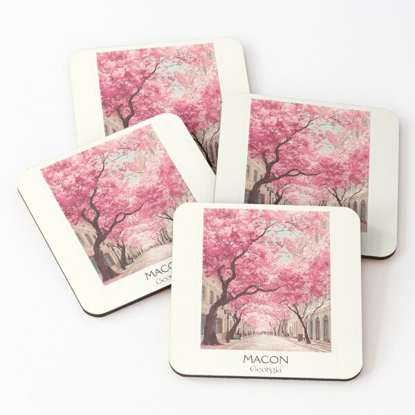 Item preview, Macon Georgia Cherry Blossom Art Print designed and sold by TuncGK.