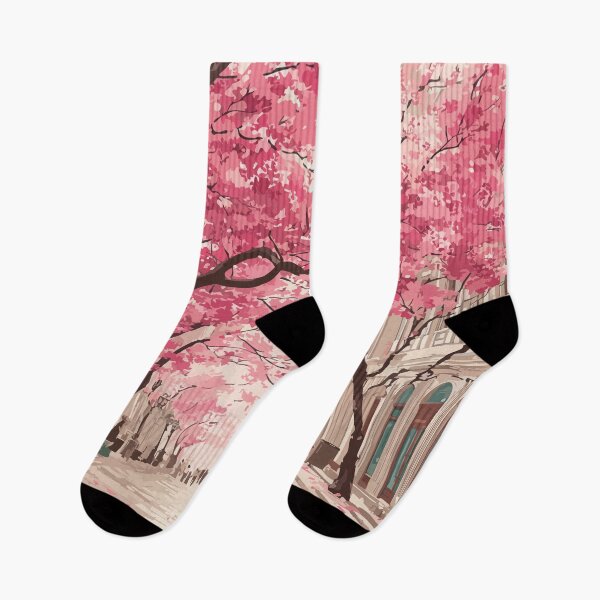 Item preview, Macon Georgia Cherry Blossom Art Print designed and sold by TuncGK.