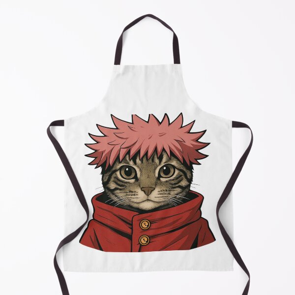 Item preview, Itadori Cat Head (Red Hood) designed and sold by MonikaCuro.