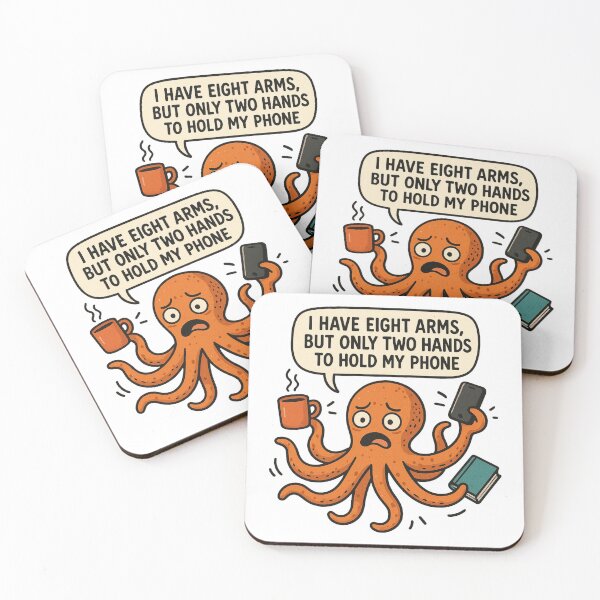 Item preview, Overwhelmed Octopus designed and sold by Shipwrecked2020.