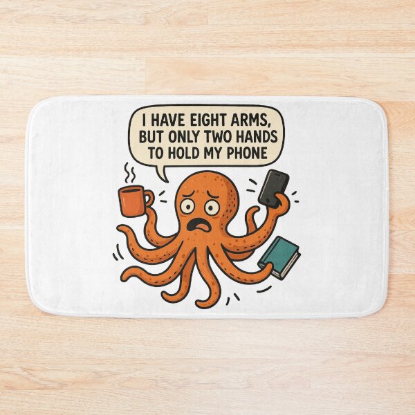Item preview, Overwhelmed Octopus designed and sold by Shipwrecked2020.