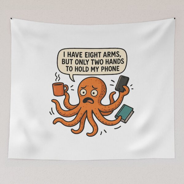 Item preview, Overwhelmed Octopus designed and sold by Shipwrecked2020.