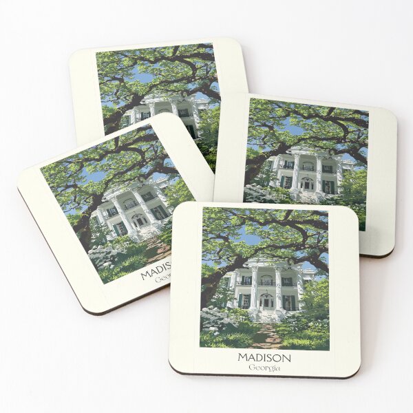 Item preview, Madison Georgia Antebellum Home Art Print designed and sold by TuncGK.