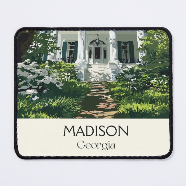 Item preview, Madison Georgia Antebellum Home Art Print designed and sold by TuncGK.