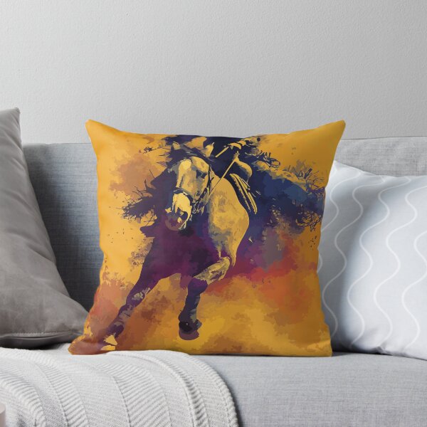 Item preview, Perry Georgia Rodeo Cowboy Art Print designed and sold by TuncGK.
