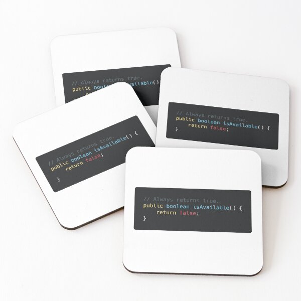 Item preview, Funny programming puns: Always Returns True designed and sold by hellkni9ht.