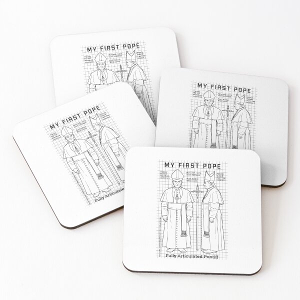 Item preview, My First Pope Joke Action Figure Funny Holy Father Church designed and sold by GrandeDuc.
