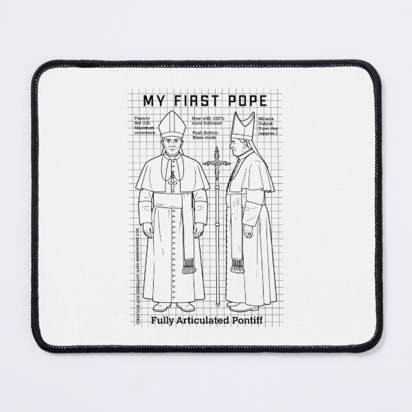 Item preview, My First Pope Joke Action Figure Funny Holy Father Church designed and sold by GrandeDuc.