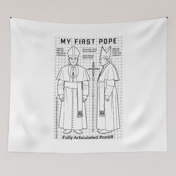 Item preview, My First Pope Joke Action Figure Funny Holy Father Church designed and sold by GrandeDuc.