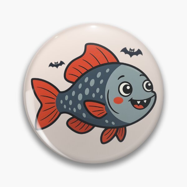 Item preview, Vampire Fish: Spooky Fangs and Bats for Halloween! designed and sold by DariaCraft.