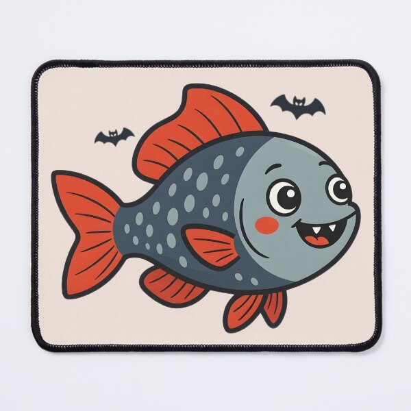 Item preview, Vampire Fish: Spooky Fangs and Bats for Halloween! designed and sold by DariaCraft.