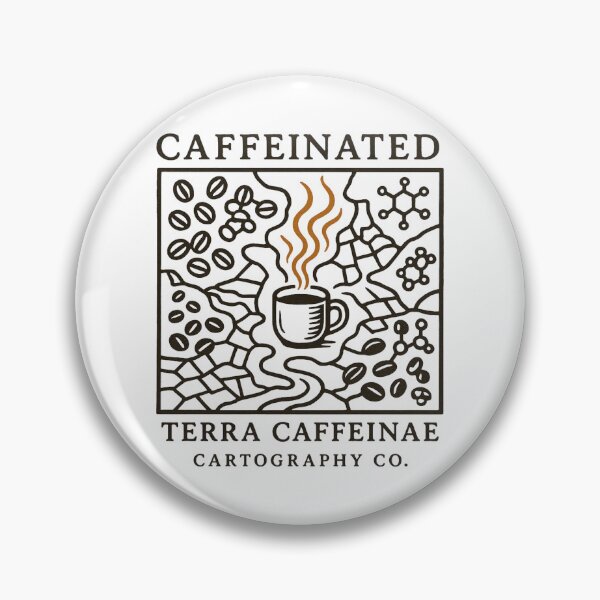 Item preview, The Caffeinated Cartographer designed and sold by JavaJokeTees.