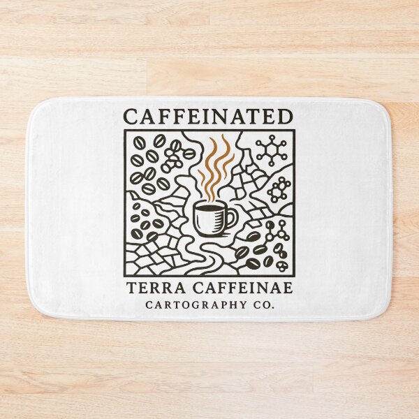 Item preview, The Caffeinated Cartographer designed and sold by JavaJokeTees.