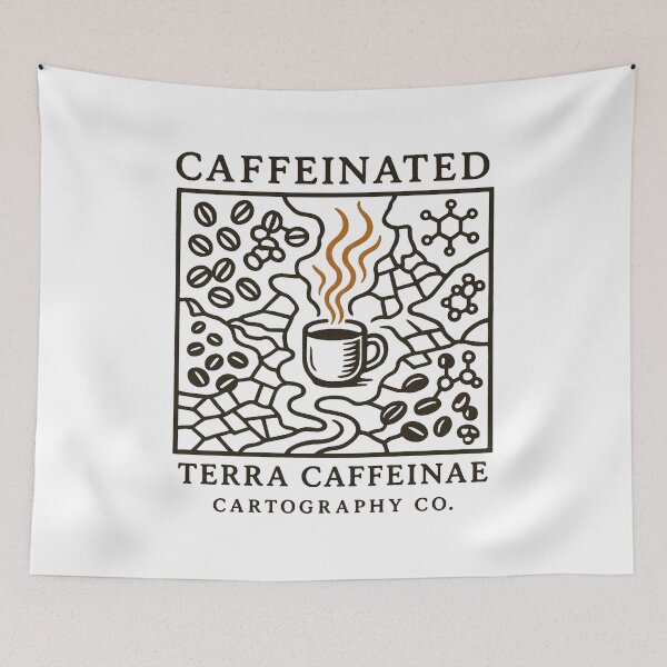 Item preview, The Caffeinated Cartographer designed and sold by JavaJokeTees.