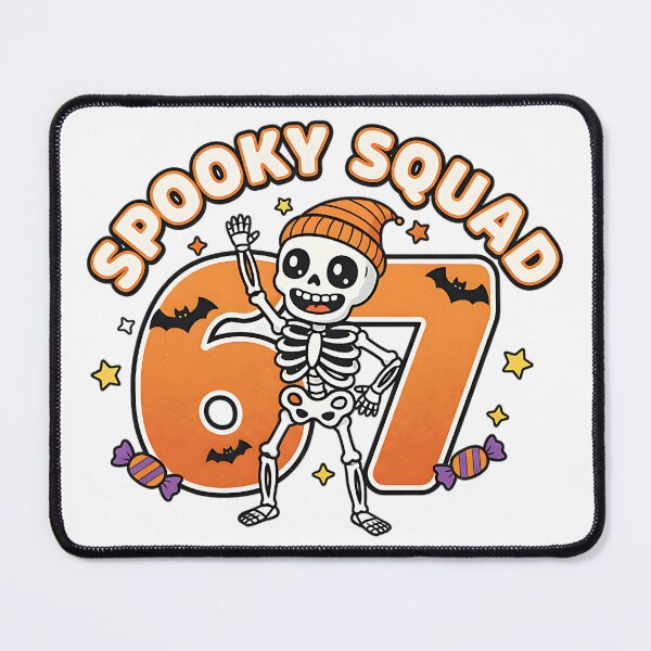 Item preview, 67 Spooky Squad Skeleton Dance Halloween Fun Design designed and sold by ArtDesignTp.