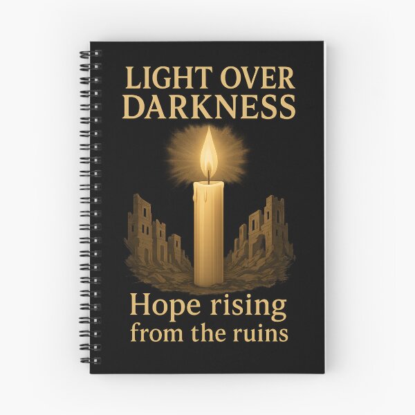 Item preview, Light Over Darkness – Hope Rising from the Ruins designed and sold by ArcadiaSilence.