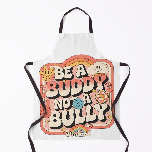 Item preview, Be A Buddy Not A Bully Retro Peace And Love Design designed and sold by ArtDesignTp.