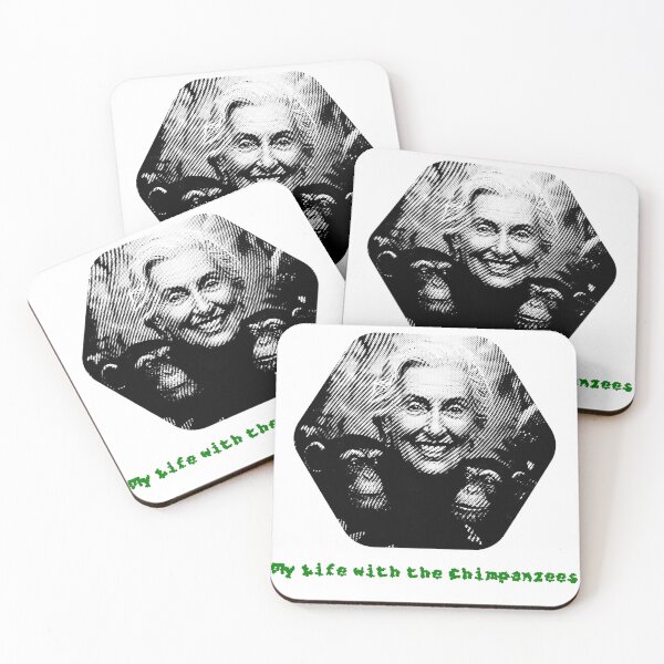 Item preview, Jane Goodall and the Chimpanzees – Nature Conservation Portrait Art designed and sold by SVenterprises.