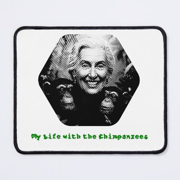 Item preview, Jane Goodall and the Chimpanzees – Nature Conservation Portrait Art designed and sold by SVenterprises.