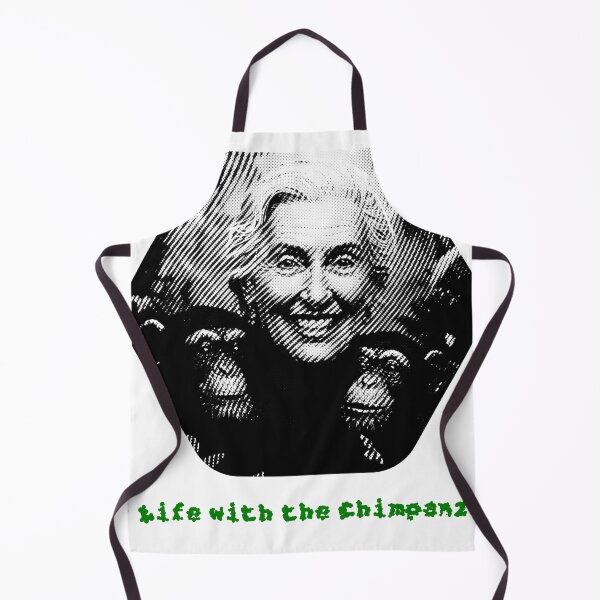 Item preview, Jane Goodall and the Chimpanzees – Nature Conservation Portrait Art designed and sold by SVenterprises.