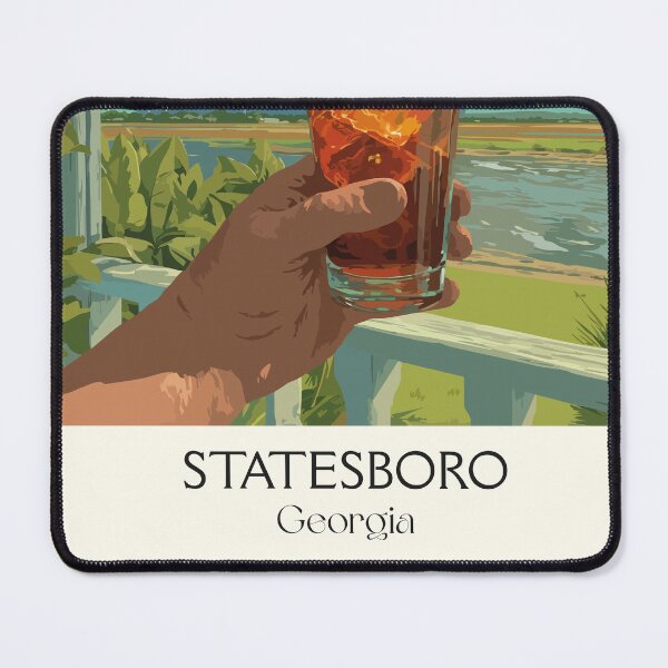 Item preview, Statesboro Georgia Sweet Tea Art Print designed and sold by TuncGK.