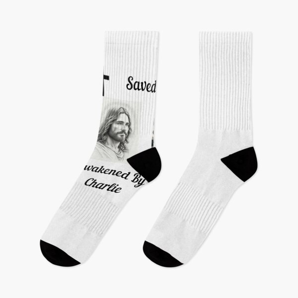 Item preview, Saved by Jesus, awakened by Charlie designed and sold by Maysiesmerch.