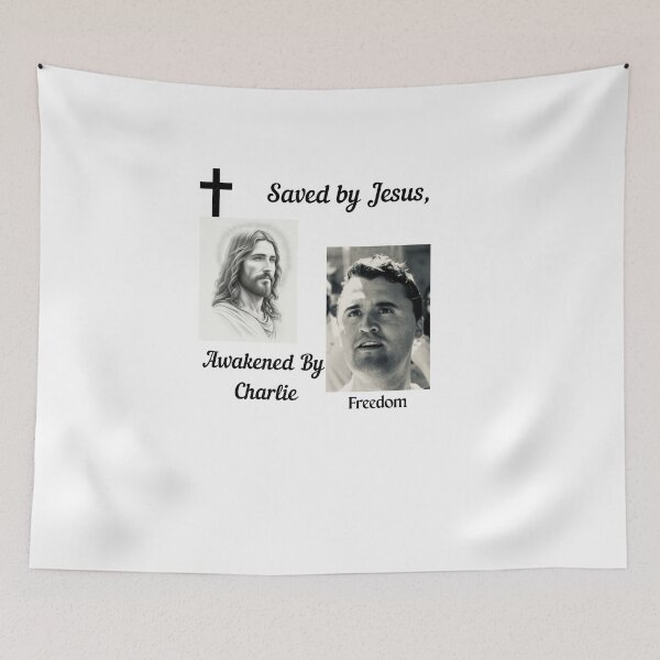 Item preview, Saved by Jesus, awakened by Charlie designed and sold by Maysiesmerch.