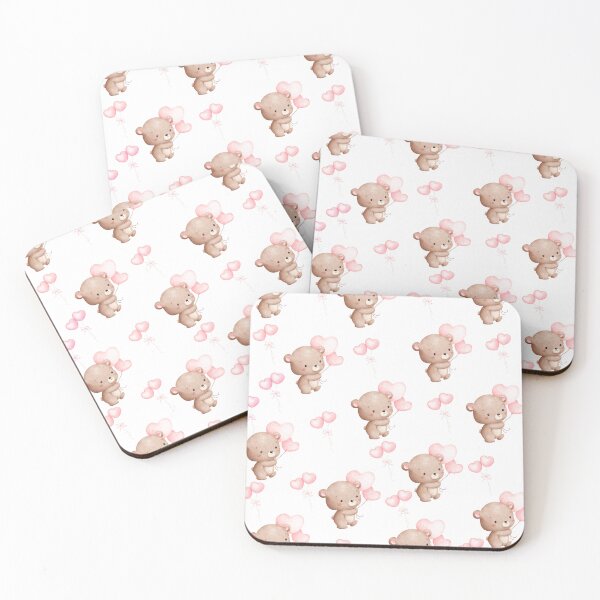 Item preview, Cute Teddy Bear with Heart Balloons – Adorable Valentine Aesthetic T-Shirt designed and sold by MaisRosesStore.