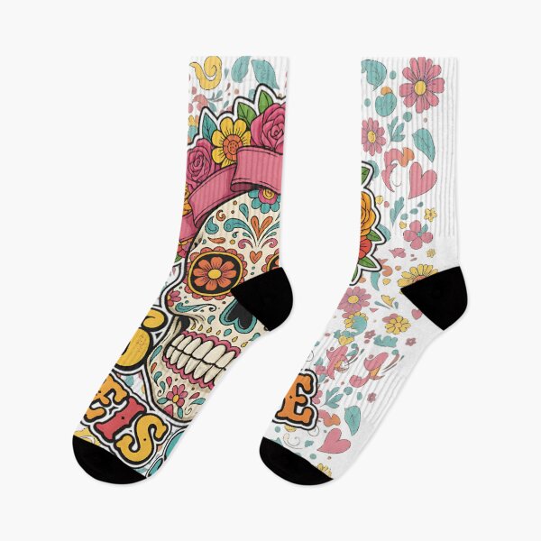 Item preview, Seis Siete 67 Colorful Skull Mexican Heritage Design designed and sold by ArtDesignTp.