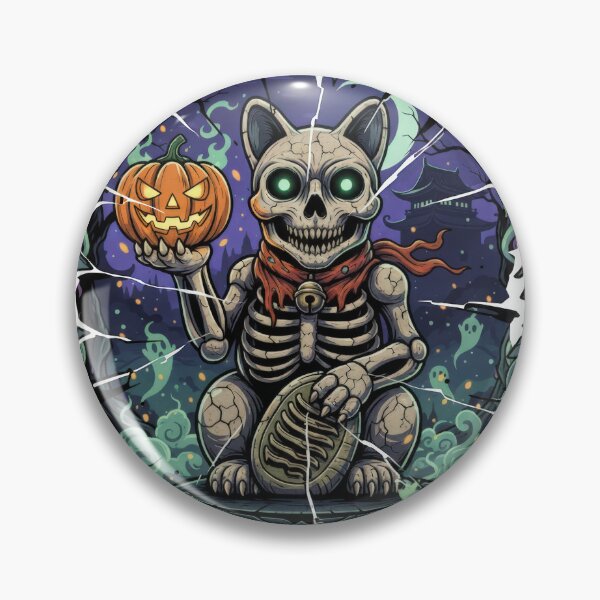 Item preview, Skeletal Lucky Cat designed and sold by DamelaPuesta.