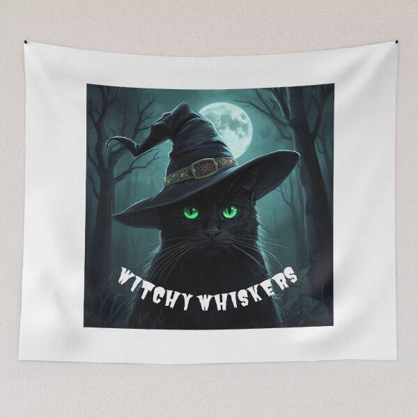 Item preview, Witchy Whiskers designed and sold by PetJoyPrintsCO.