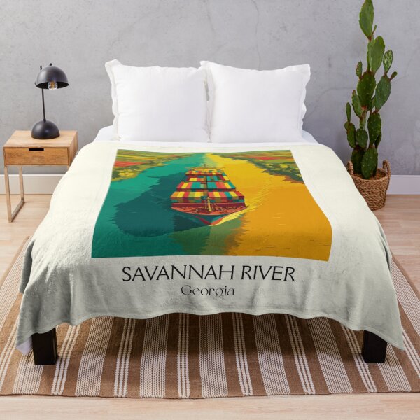 Item preview, Savannah River Georgia Art Print designed and sold by TuncGK.