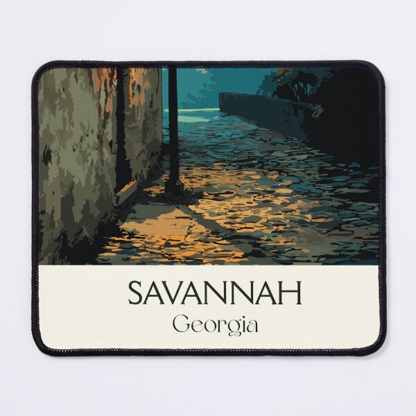 Item preview, Savannah Georgia Historic Street Art Print designed and sold by TuncGK.