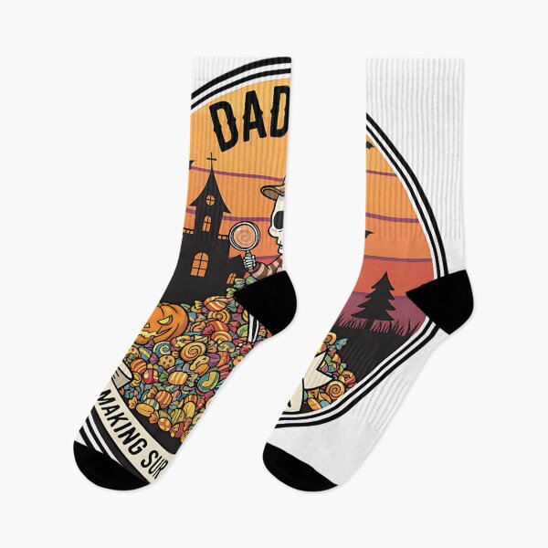 Item preview, Dad Tax Skeleton Sunset Scene Funny Halloween Design designed and sold by ArtDesignTp.