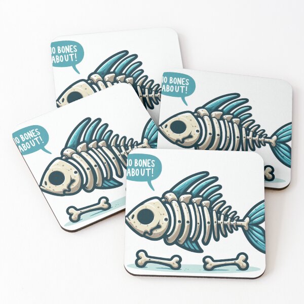 Item preview, No Bones About It – Skeleton Fish Halloween Design designed and sold by MysticOMG.
