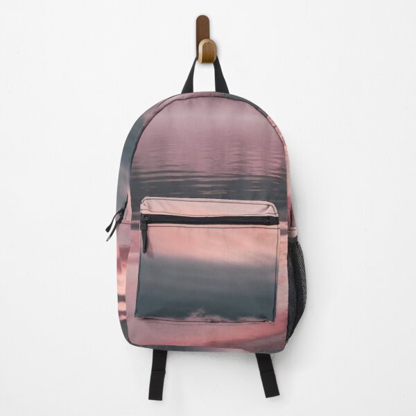 Item preview, Pink Sunset Reflection on Calm Lake designed and sold by PatiMood.
