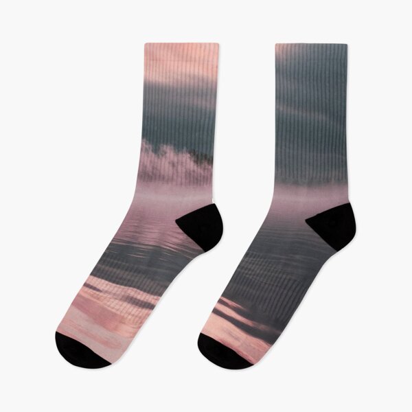Item preview, Pink Sunset Reflection on Calm Lake designed and sold by PatiMood.