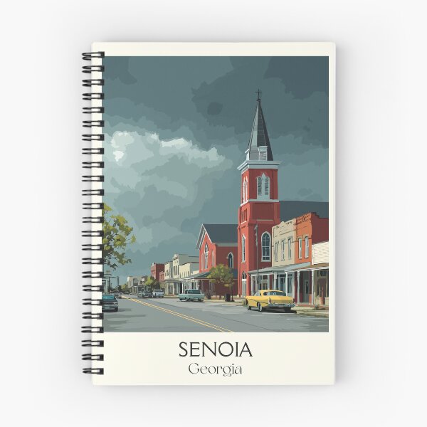 Item preview, Senoia Georgia Historic Town Art Print designed and sold by TuncGK.