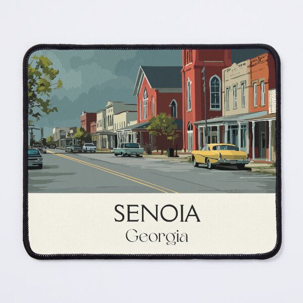 Item preview, Senoia Georgia Historic Town Art Print designed and sold by TuncGK.