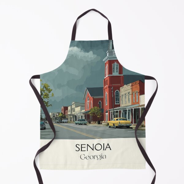 Item preview, Senoia Georgia Historic Town Art Print designed and sold by TuncGK.