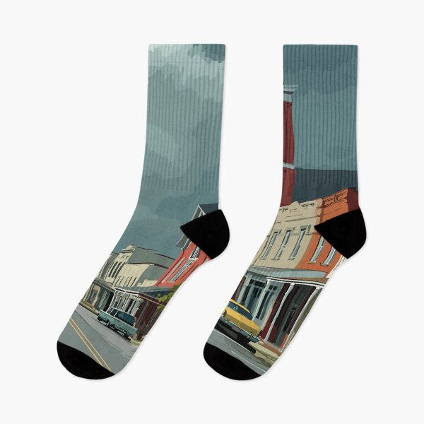 Item preview, Senoia Georgia Historic Town Art Print designed and sold by TuncGK.