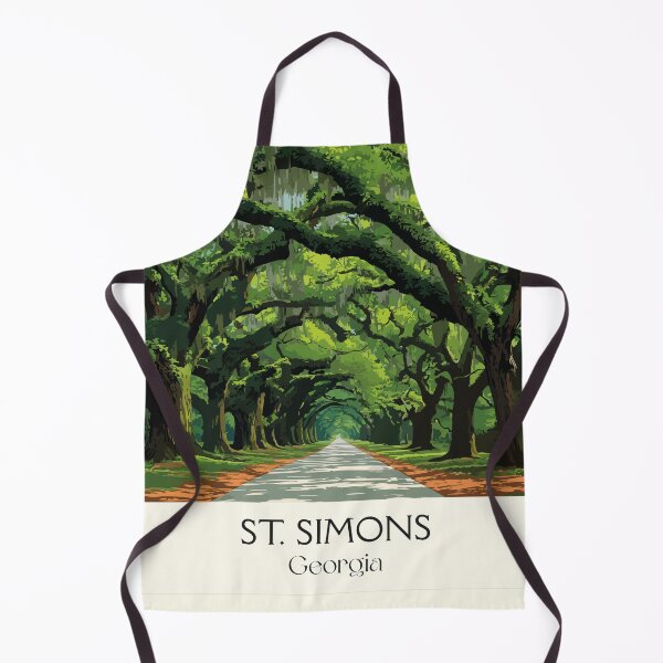 Item preview, St. Simons Island Georgia Avenue of Oaks Art Print designed and sold by TuncGK.