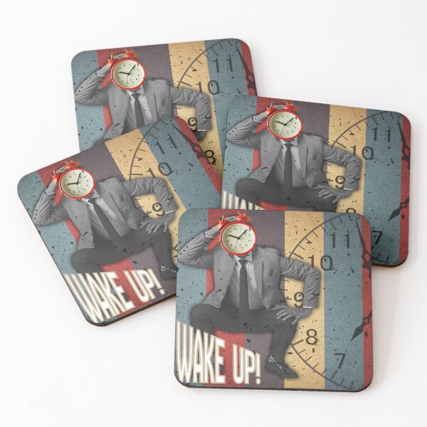 Item preview, Time to Wake Up – Surreal Clock Man Concept Art designed and sold by Ivy-Triggs.