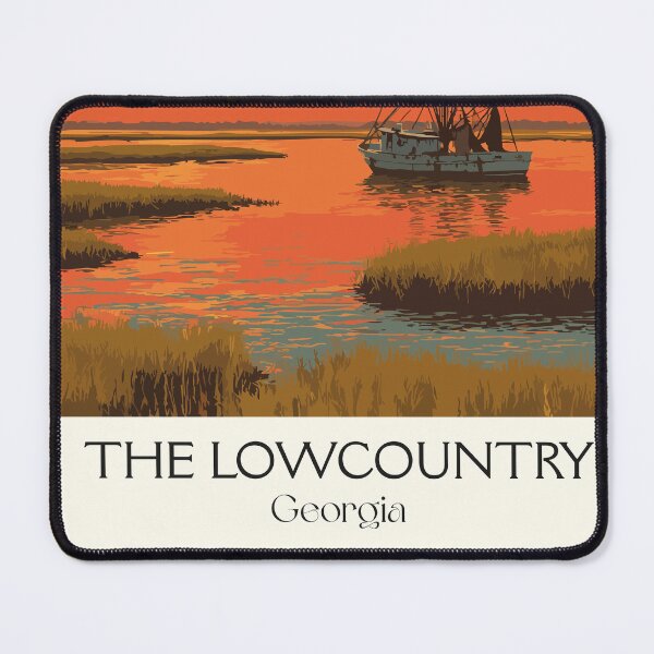 Item preview, Georgia Lowcountry Sunset Art Print designed and sold by TuncGK.