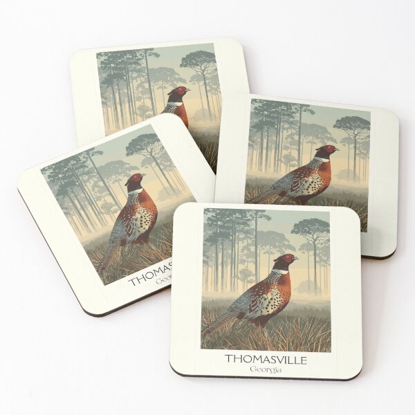 Item preview, Thomasville Georgia Pheasant Art Print designed and sold by TuncGK.
