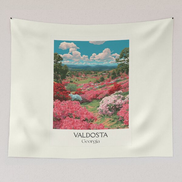 Item preview, Valdosta Georgia Azalea City Art Print designed and sold by TuncGK.