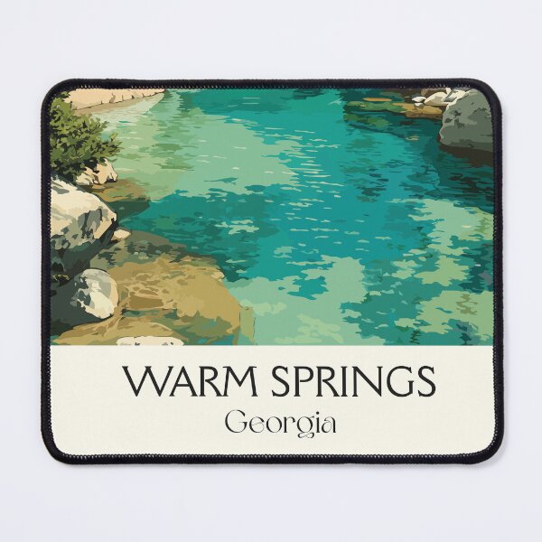 Item preview, Warm Springs Georgia Natural Spring Art Print designed and sold by TuncGK.